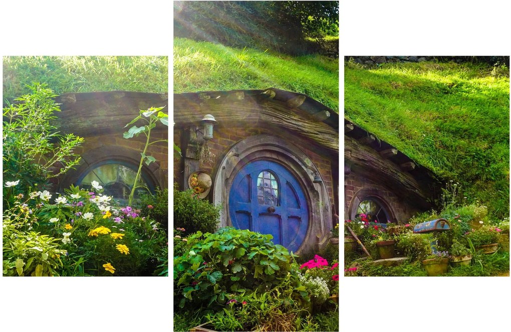 Obraz - Hobitína (90x60 cm)