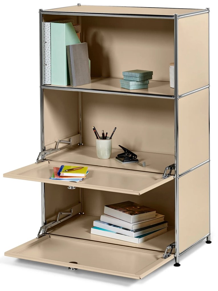 Kovová komoda »CN3« s 2 výklopnými dvierkami