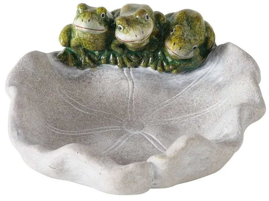 BOLTZE Napájadlo pre vtáky Dimona1, 10,4x21,3 cm, keramika, sivá