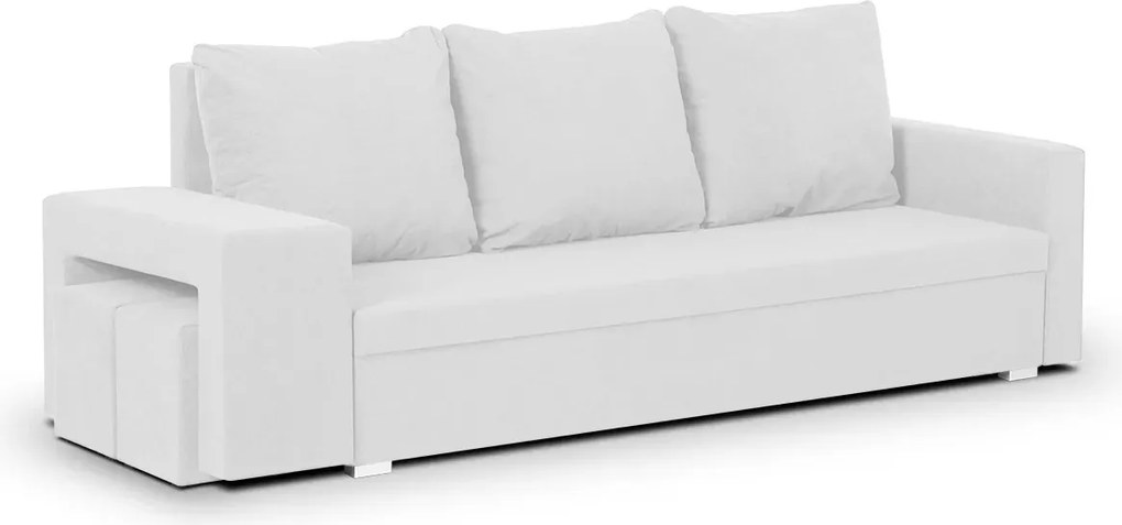 Trojmiestna pohovka s funkciou spania DOTA Biela