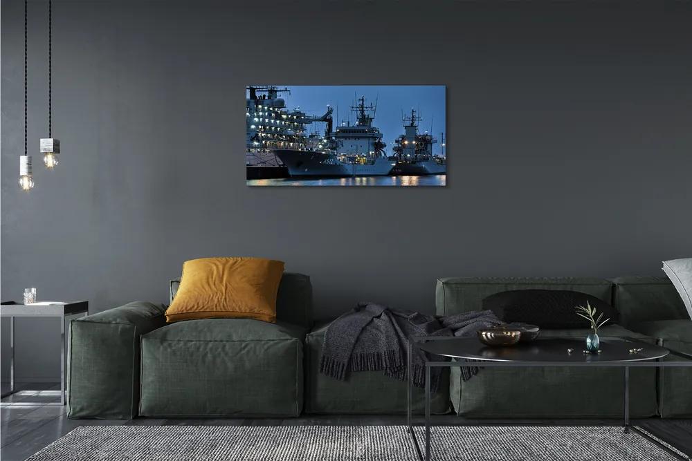 Obraz canvas Lode morské oblohy 120x60 cm