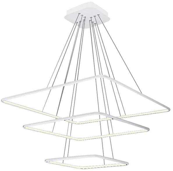 LED Luster na lanku NIX LED/117W/230V biela