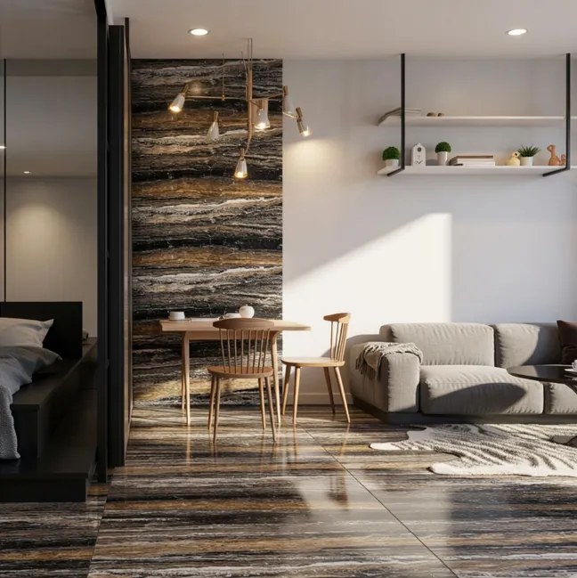 Dlažba Galaxy Black Marble 120x60 5mm BA