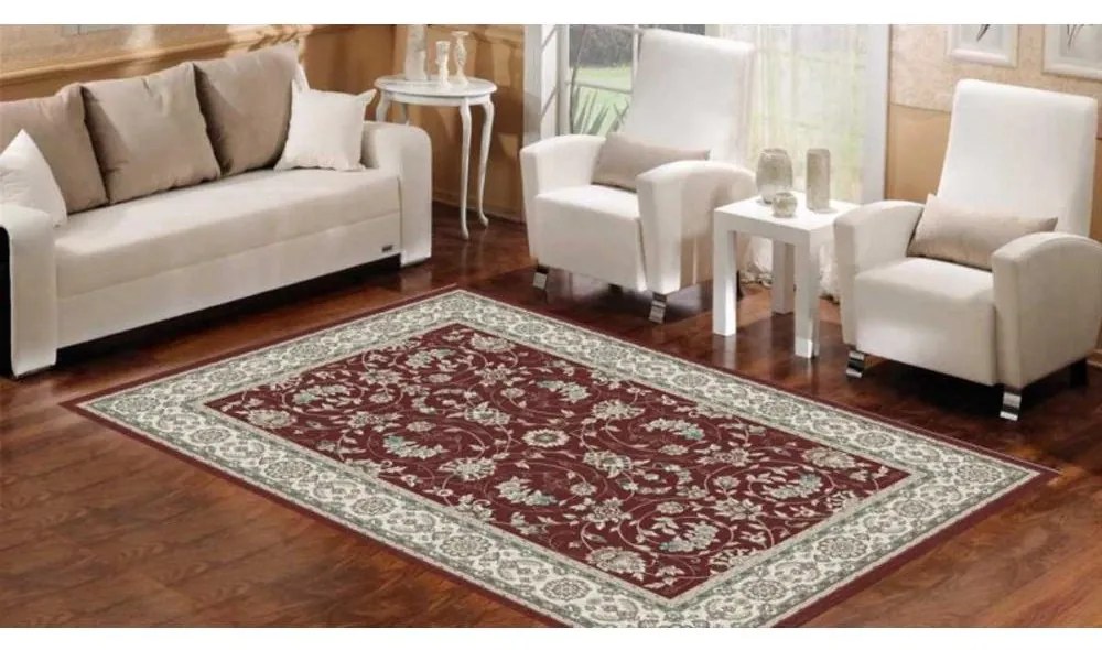 Kusový koberec klasický Fariba červený 60x100cm