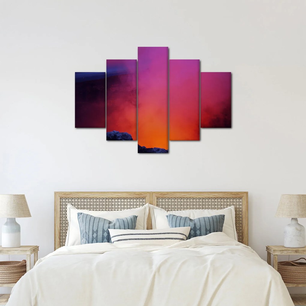 Obraz - sopka (150x105 cm)