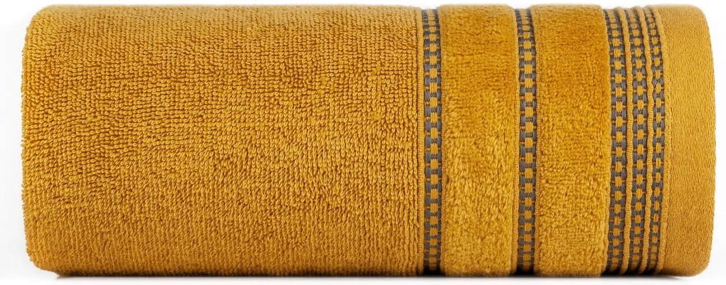 BAVLNENÝ UTERÁK AMANDA5 70X140 CM HORČICOVÁ