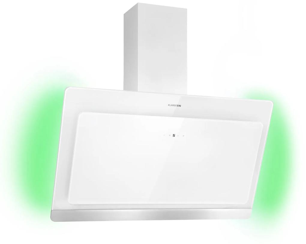 Aurora 90 Smart, digestor, 90 cm, komínový, 550 m³/h, LED podsvietenie, A++, biely