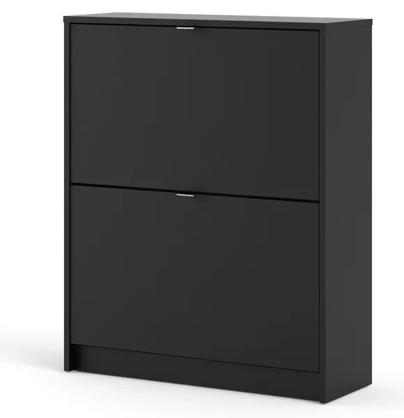 Čierna výklopná skrinka na topánky Shoes – Tvilum