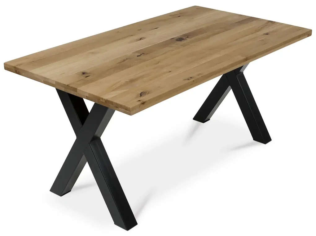Jedálenský stôl z masívneho dreva 160 x 90 cm, dub