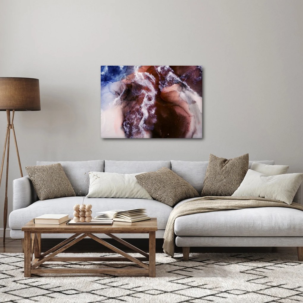 Obraz - Fialový mramor N⁰3 (70x50 cm)