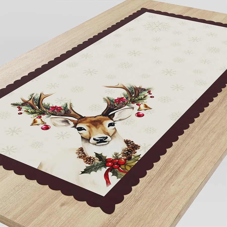 Vianočný obrus Jeleň 50x100 cm | INTERMEDIC SK