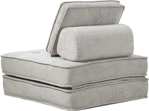 Rozkladacia multifunkčná sofa CALMERO - svetlo sivá