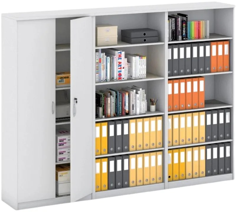 Zostava skríň MIRELLI, Typ VIII - biela