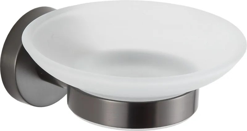 Mexen Remo, sklenená mydelnička, grafitová, 7050739-66