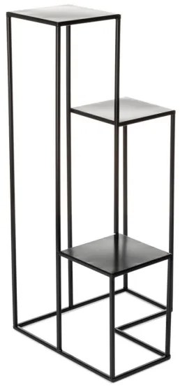 Stojan na kvety KASKADA 85x40 cm čierna