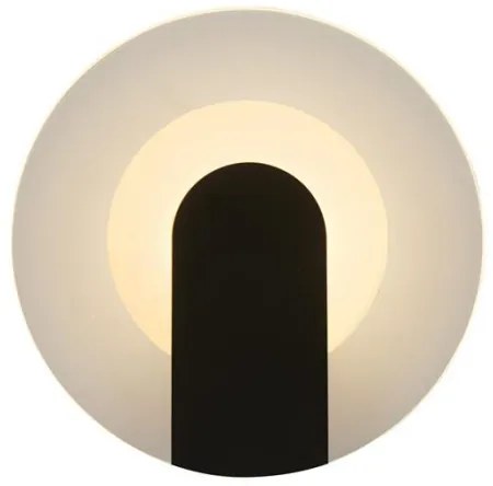 Searchlight 95410BK - LED Nástenné svietidlo TARGET LED/7W/230V čierne