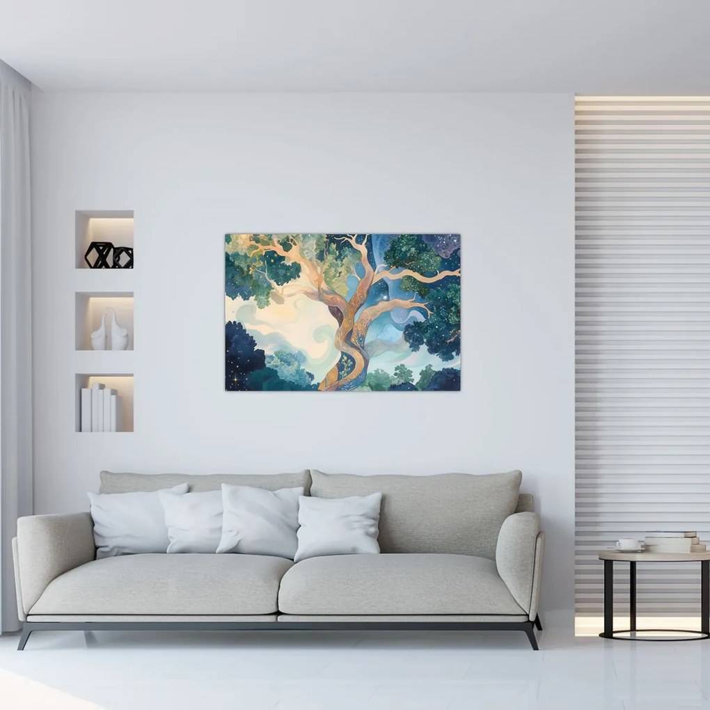 Obraz – Vesmírny strom (90x60 cm)