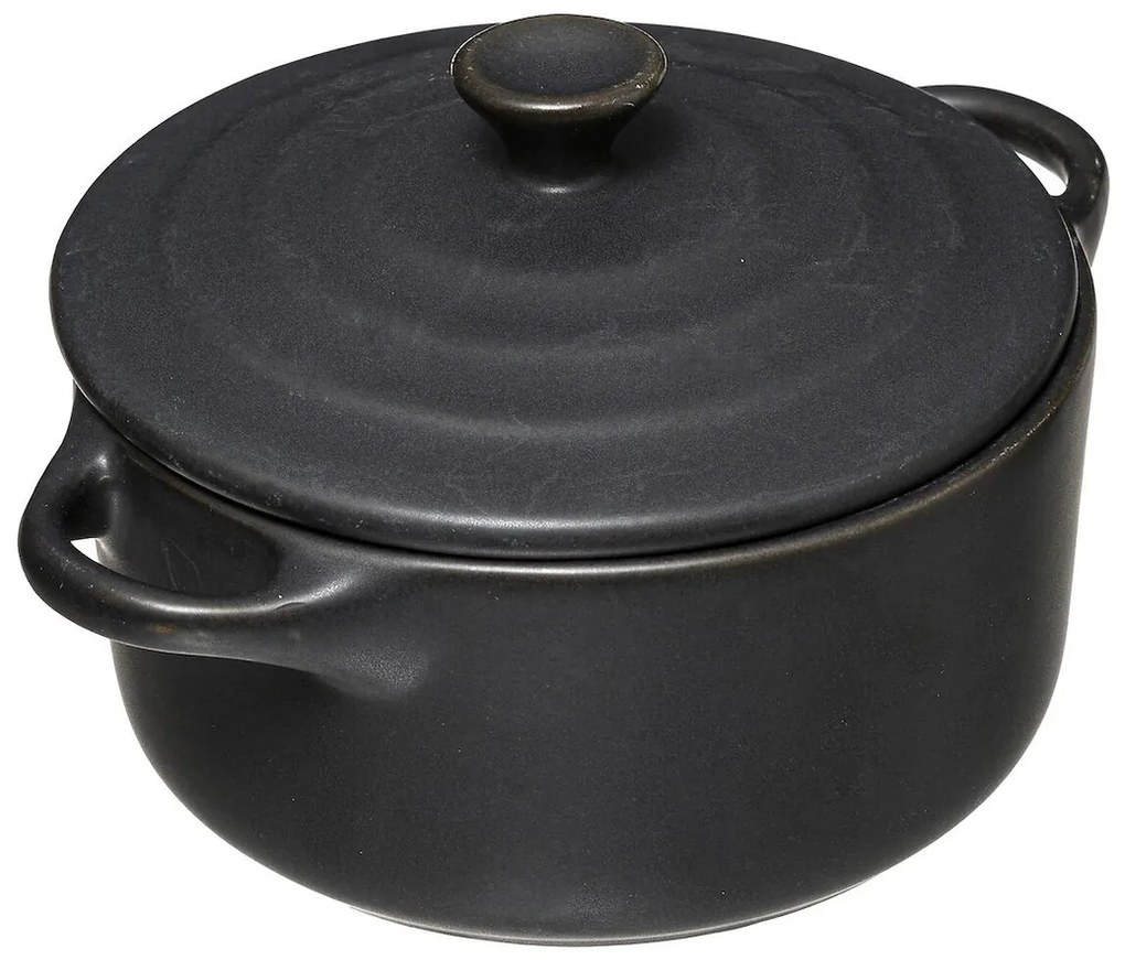 Keramický hrniec Mini Black, (fi) 13 cm