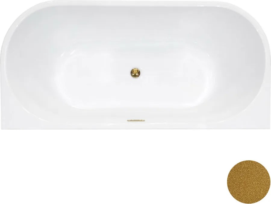 Besco Akrylátová voľne stojaca vaňa Vica NEW Glam Z CC/SP 150x80 (160x80, 170x80), s prepadom BESCO-Typ výpuste: Alcaplast Click-Clack so štrbinovým …