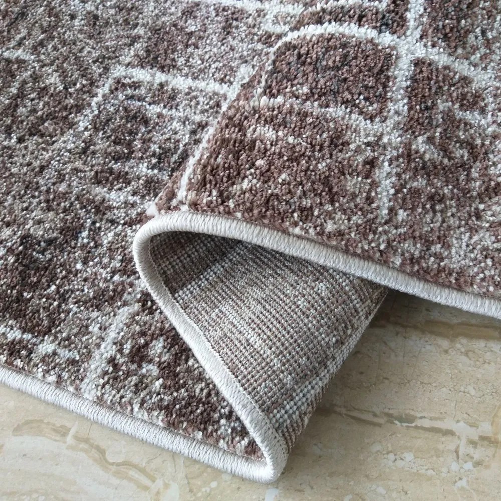 Štýlový hebký koberec so vzorom Šírka: 60 cm | Dĺžka: 100 cm