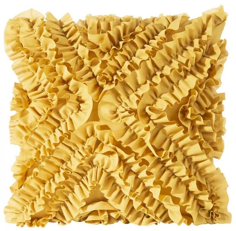 Mirena obliečka na vankúš 45x45 horčicová 373349