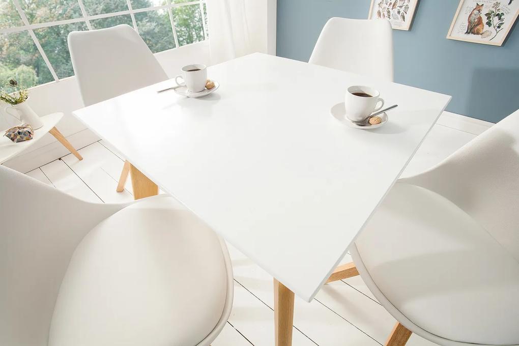 Bighome - Jedálenský stôl SCANIA 70 cm - biela