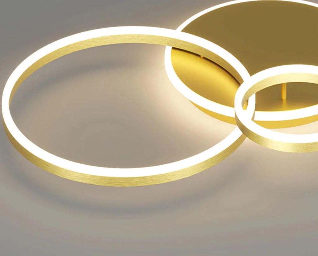Toolight Toolight, LED stropné svietidlo APP1057-C, zlatá, OSW-08884