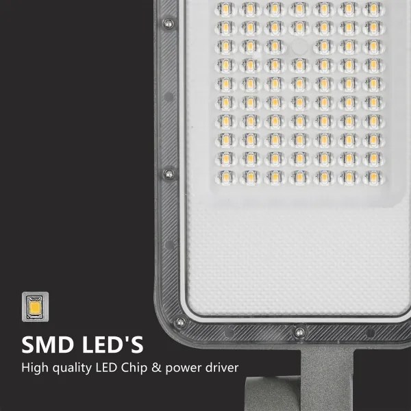 Brilagi-LED vonkajšie svietidlo so stĺpom a káblom 3 m URBANLIGHT LED/100W/230V sivé IP65