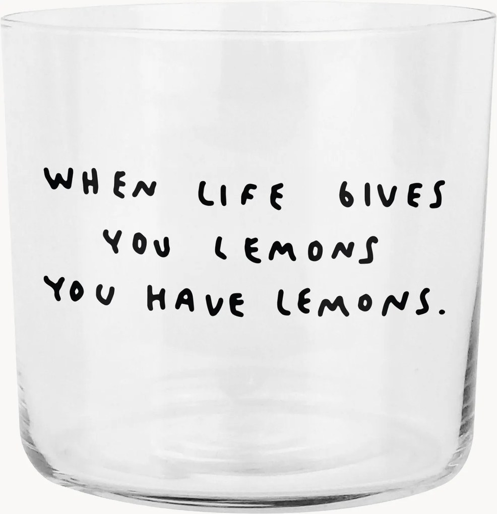 Pohár When Life Gives You Lemons