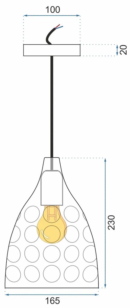 Toolight, závesná zrkadlová lampa 1xE27 APP278-1CP, strieborná, OSW-00871