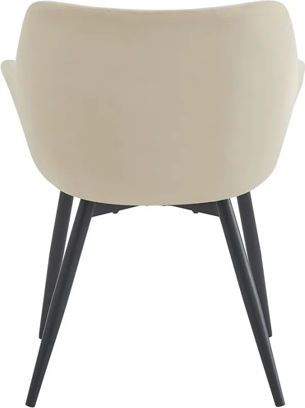 Elegantná čalúnená stolička s podpierkami rúk Jarine - 63*62*80 cm