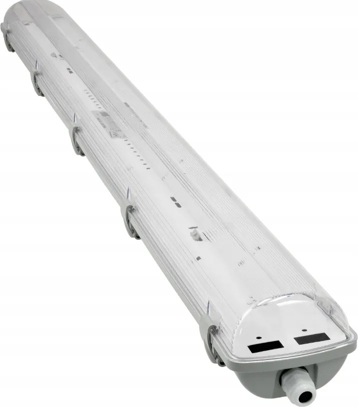 Sada 4 hermetických LED svietidiel na plátno 120 cm + 8 žiariviek G13 18 W