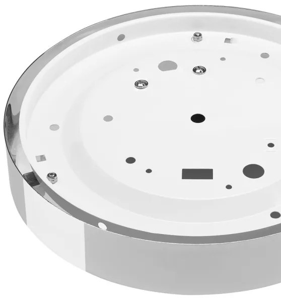 Stropné svietidlo DANTE 2xE27/60W/230V pr. 36 cm lesklý chróm