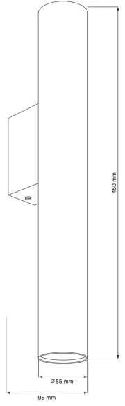Nástenné svietidlo LUNGOMARE 2xGU10/10W/230V zlatá