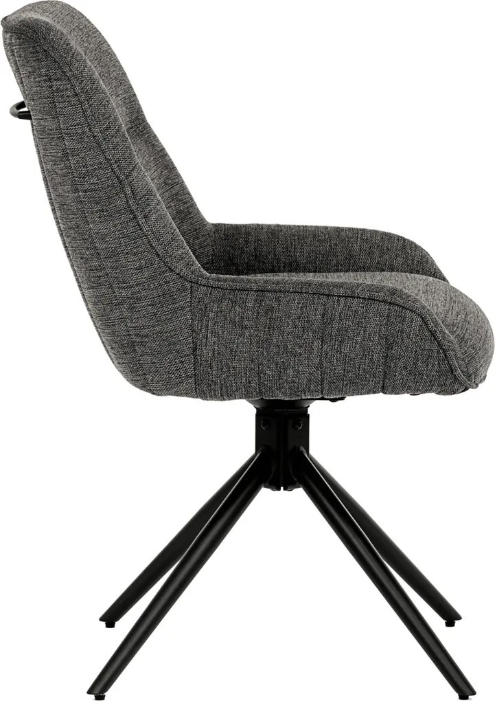 Jedálenské kreslo HC-535 GREY2 Farba: Sivá