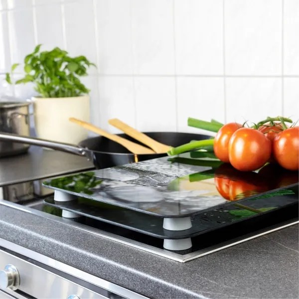 WENKO 2521482100 - Kryt na sporák 52x30 cm pestrofarebný/šedý/priehľadný