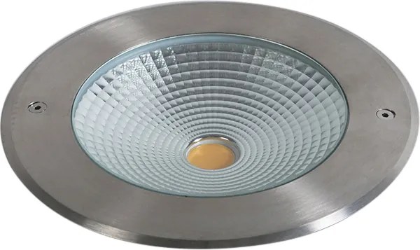Moderný zemný reflektor oceľ vrátane LED 20W - Bridge