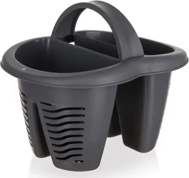 Odkvapkávač na príbory myKitchen, antracit%