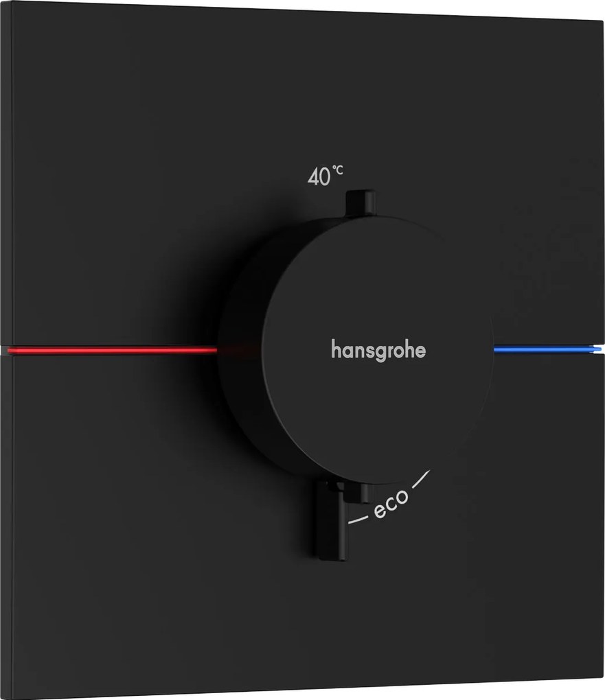 Hansgrohe ShowerSelect Comfort E, termostat pod omietku, čierna matná, HAN-15574670
