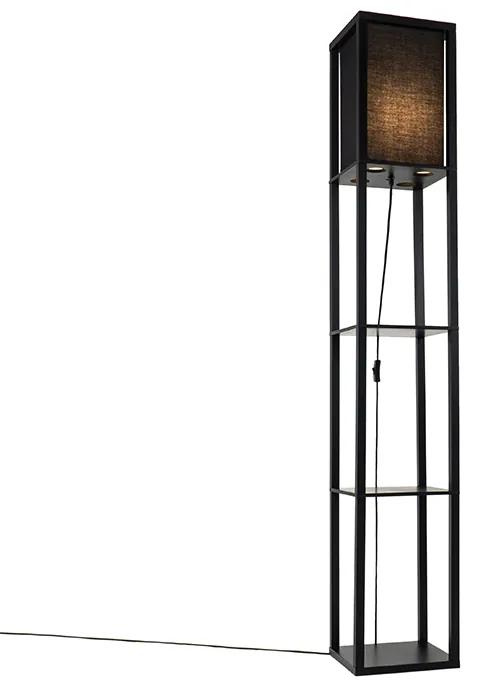 Moderná stojaca lampa čierna - Stojan