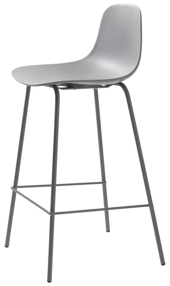 Sivá plastová barová stolička 92,5 cm Whitby – Unique Furniture