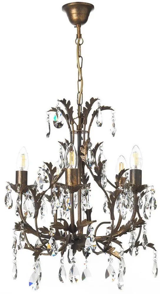 ONLI - Luster na reťazi BOTTE 5xE14/6W/230V