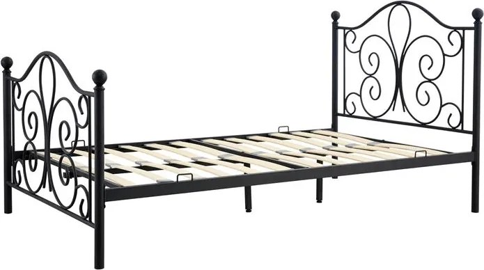 Jednolôžková posteľ 120 cm Patience Black (bez matraca) (čierna). Vlastná spoľahlivá doprava až k Vám domov. 1039447