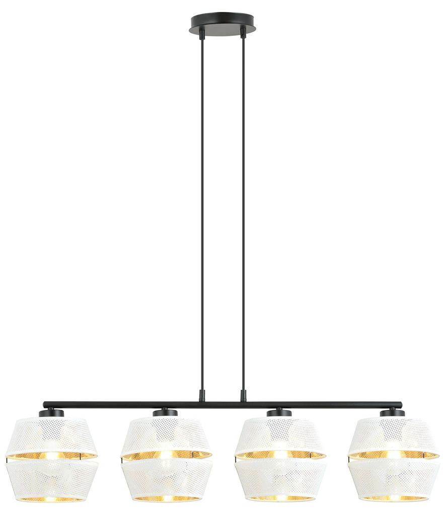MALIA 4 | dizajnová závesná lampa Farba: Biela