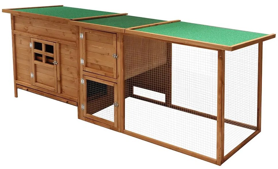 Kurník Avenberg IRIS 215 x 65 x 80 cm hnedý