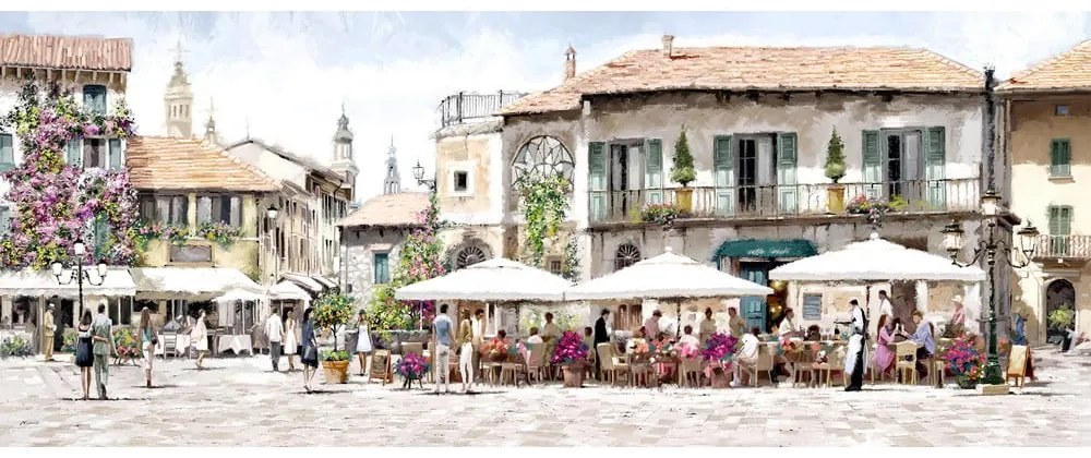 Obraz na plátne Styler Restaurant, 45 x 140 cm