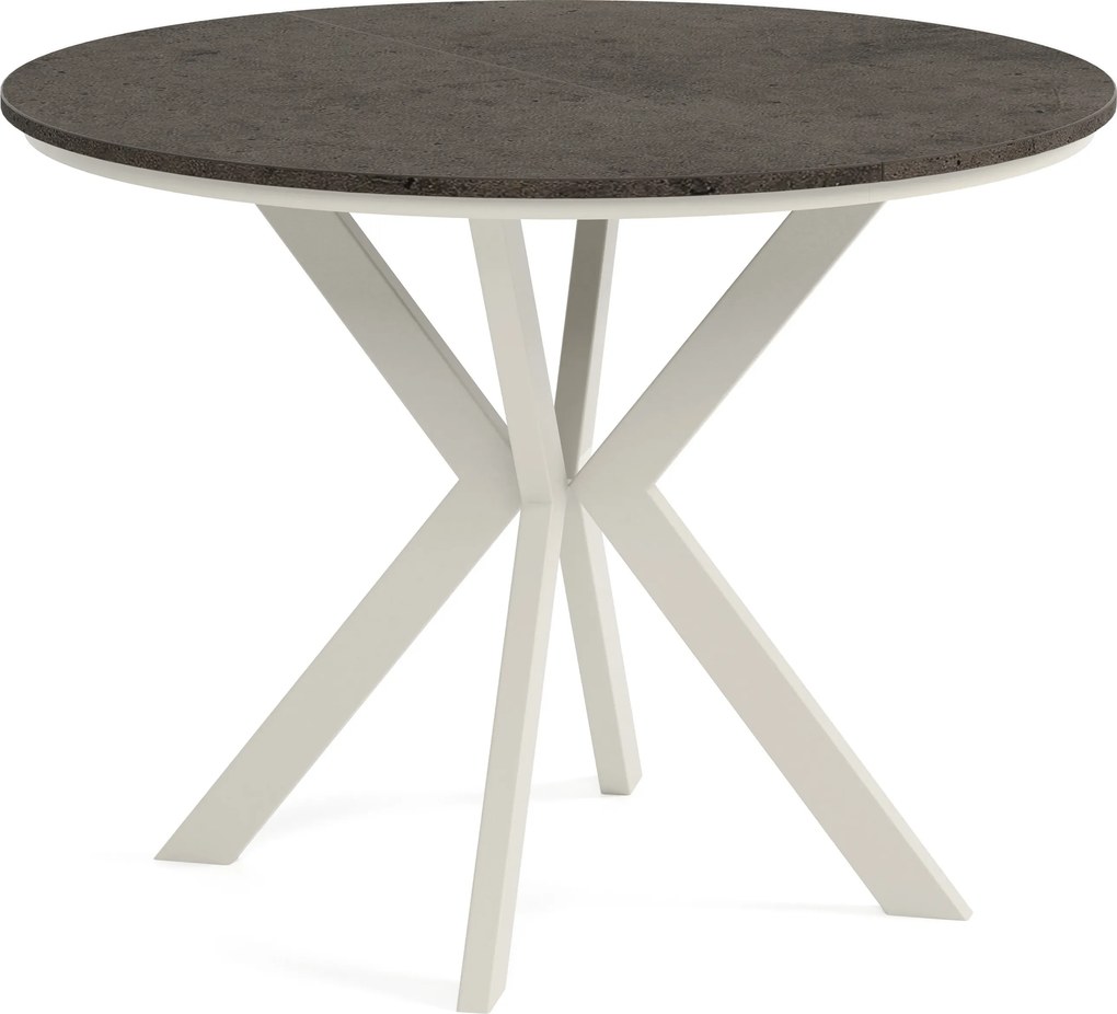Okrúhly rozkladací jedálensky stôl DEVO PLUS Veľkosť: 90 - 128 cm
