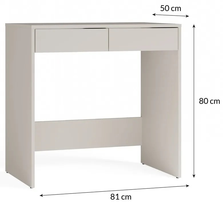 Toaletný stolík Marina 25 81 cm kašmírový
