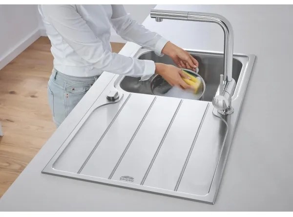 GROHE 32168000 - Drezová batéria A lesklý chróm