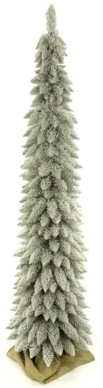 Vianočný stromček Smrek tatranský zasnežený "SLIM" 110 cm